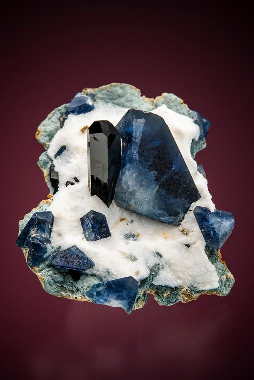 BENITOITE with NEPTUNITE